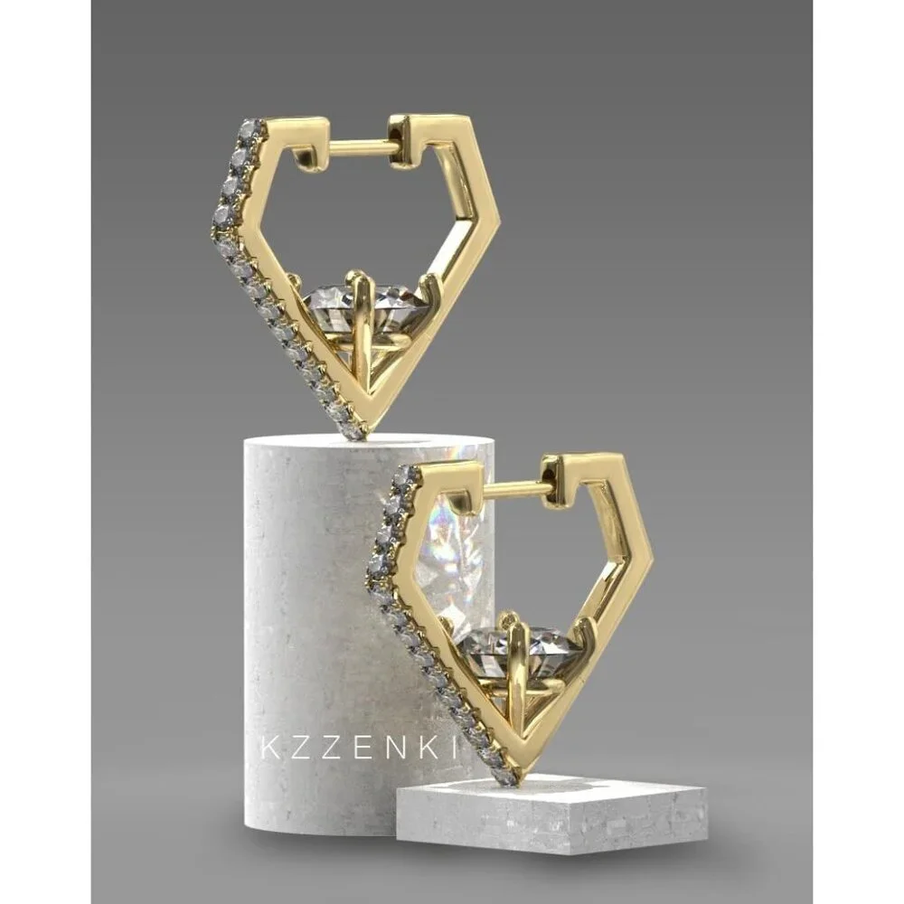 For nights when you need a little sparkle, diamond shaped huggies were very impr